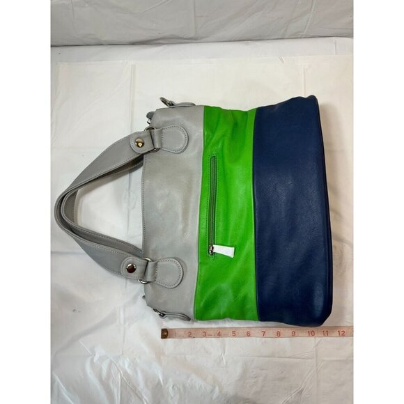 MG Collections MAWAR Purse Tri Tone Colored Chic Hobo Bag, Handheld Or Shoulder - Picture 5 of 16